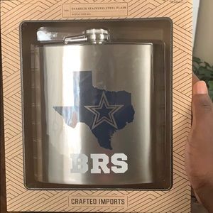 Cowboys Oversized stainless steel flask